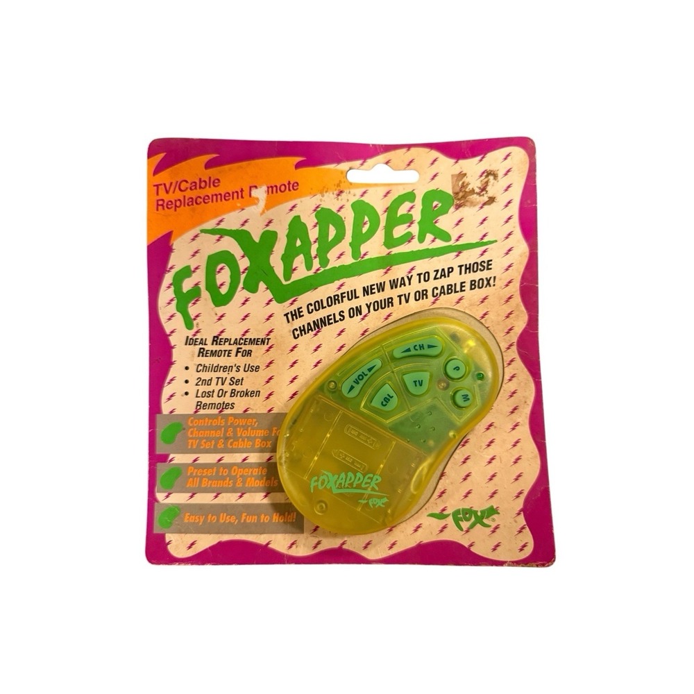 Vintage Foxapper TV/Cable Replacement Remote